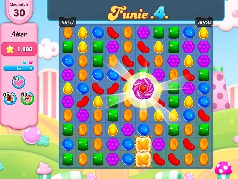 Mithai Match Mania colorful candy match-3 gameplay
